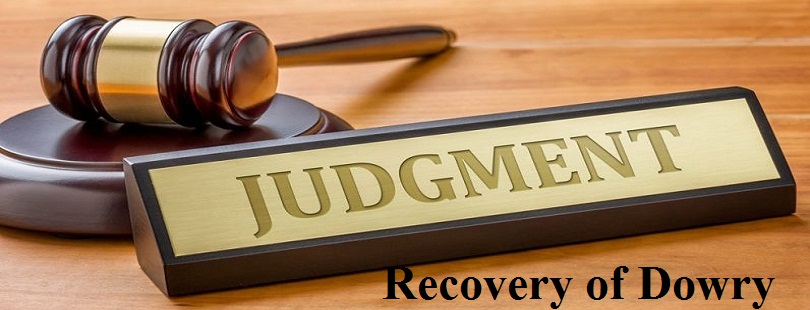 Judgment Recovery of Dowry Article & Maintenance Allowance Multan Bench