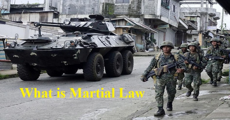 What is Martial Law Meaning Examples in Law Term