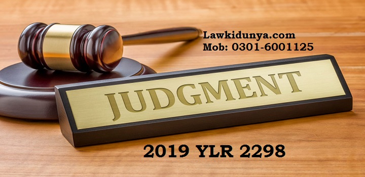 2019 YLR 2298 Khula on the Basis of Cruelty