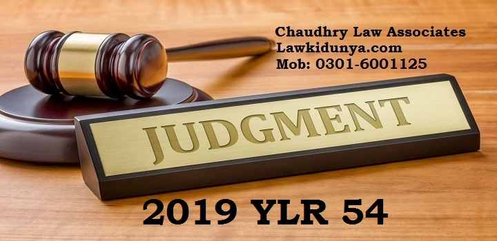 2019 YLR 54 Judgment Sec 9-C Delay in Conclusion of Trial