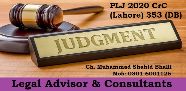 PLJ 2020 CrC (Lahore) 353 (DB) Re-summon and Examine Witness