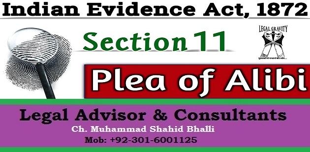 Plea Of Alibi Case Laws, Latest Case Laws Plea of Alibi,