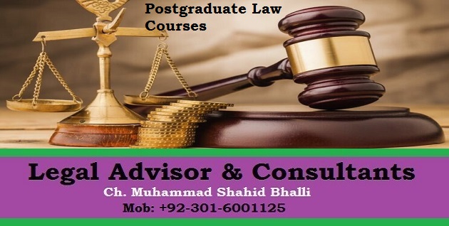 Postgraduate Law Courses and Degrees, Online Law Courses