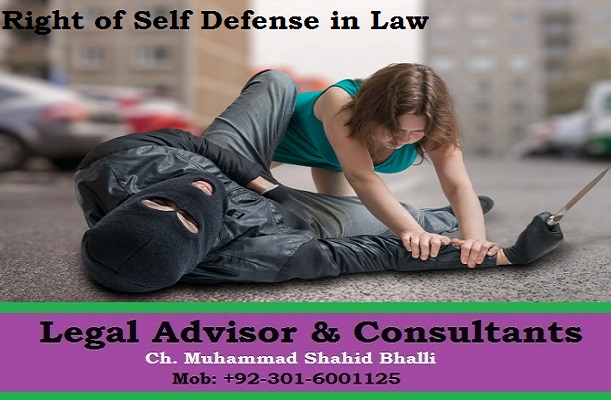 Right of Self Defense | Elements of Self Defense