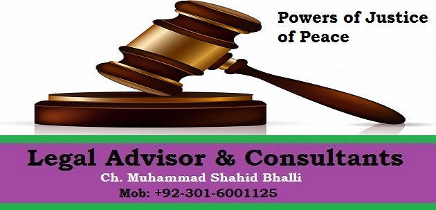Powers of Justice of Peace Under Criminal Cases